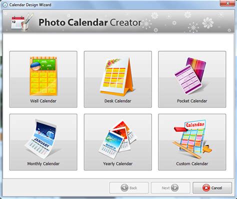 Photo Calendar Creator PRO - Graphic Design Software - 35% PC