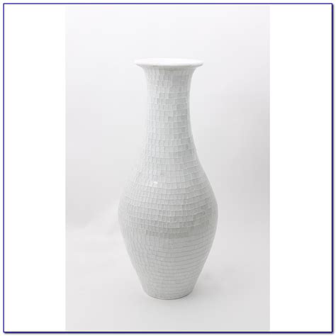 Large White Ceramic Floor Vase - Flooring : Home Design Ideas #qbn1oM9jQ498110
