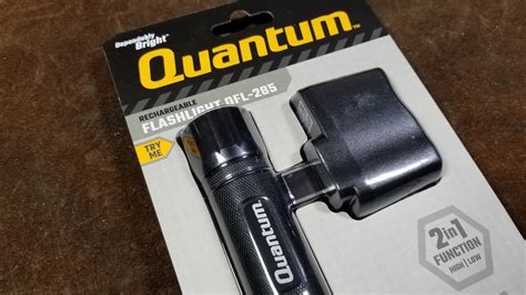 Harbor Freight Quantum Li-Ion Flashlight Review - YouTube