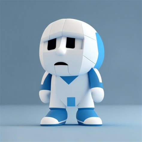 Premium AI Image | a robot made by lego has a sad face.