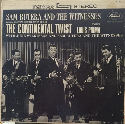 Sam Butera And The Witnesses - The Continental Twist (1962, Vinyl) | Discogs