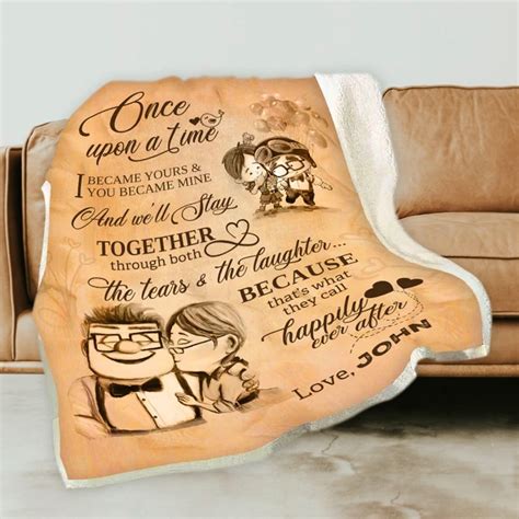 Custom Flannel Couple's Blanket with Text, Anniversary/Wedding ...