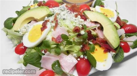 Cobb Salad with Brown Derby French Dressing