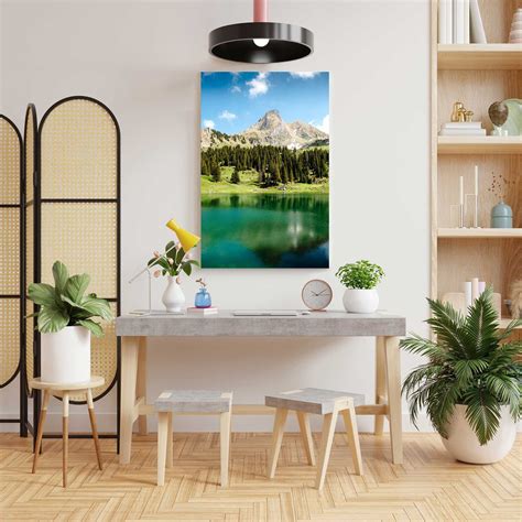 Lake House Decor Nature Lover Lake House Mountain Lake Nature - Etsy