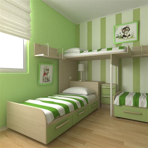 3d model childrens bedroom