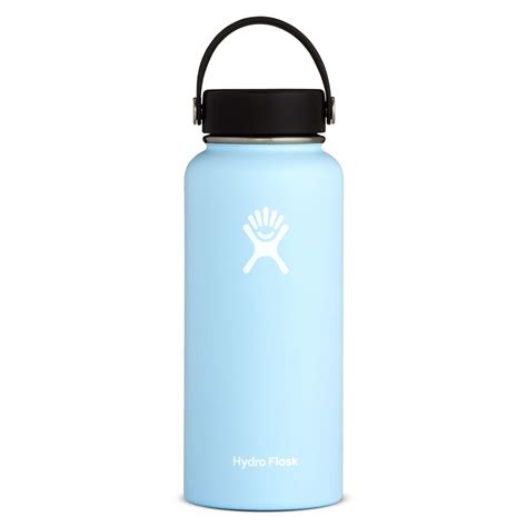 Hydro Flask Water Bottle - Stainless Steel & Vacuum Insulated - Wide Mouth with Leak Proof Flex ...