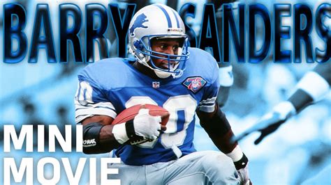 Barry Sanders Mini-Movie: Untouchable with the Ball! - YouTube