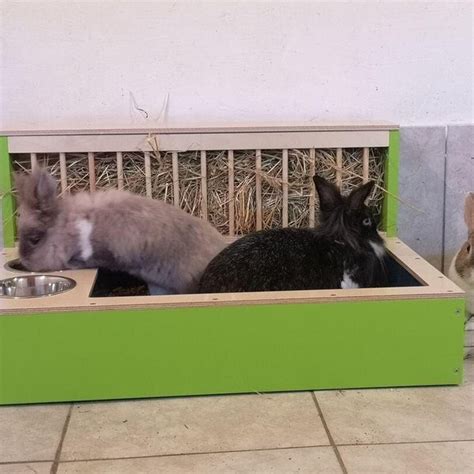 Rabbit Litter Box Hay Feeder - Etsy