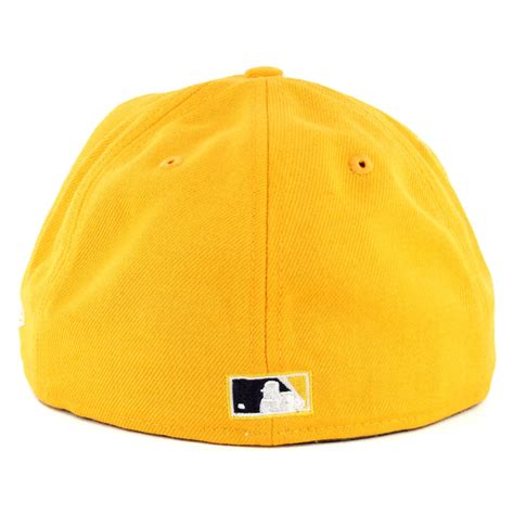 New Era 59Fifty Pittsburgh Pirates 1967 Vintage Wool Classic Fitted Hat Yellow - Billion Creation