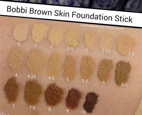 Bobbi Brown Skin Foundation Stick; Review & Swatches of Shades | Skin foundation, Bobbi brown ...