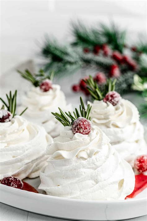 Christmas Pavlova with Rosemary Cranberry Curd • FoodnService