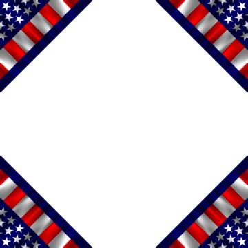 American Flag Border, Borders, America, Flag PNG and Vector with Transparent Background for Free ...