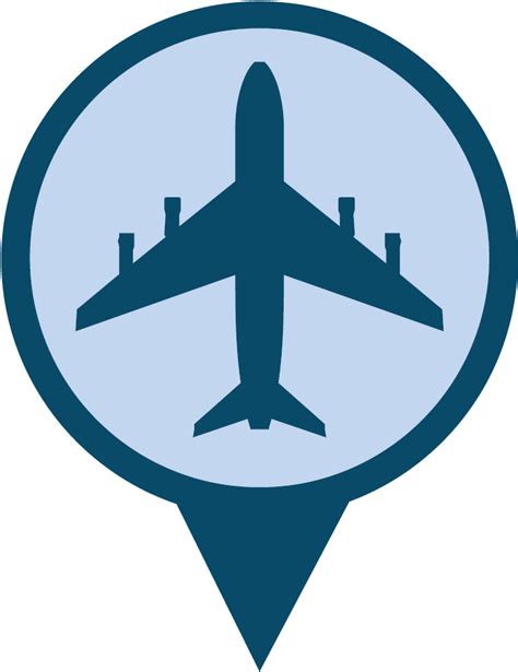 Download Airport Location Symbol | Wallpapers.com