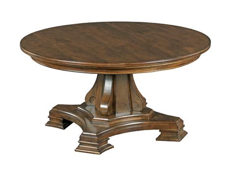 Round Wooden Pedestal Coffee Table : Southern Enterprises Brandsmere 42 Round Wooden Pedestal ...