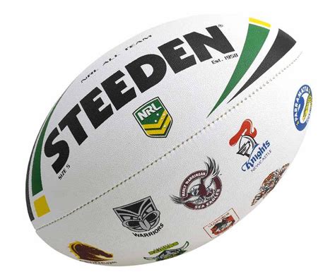 Steeden NRL All Team Logo Rugbyball | Collector's Item