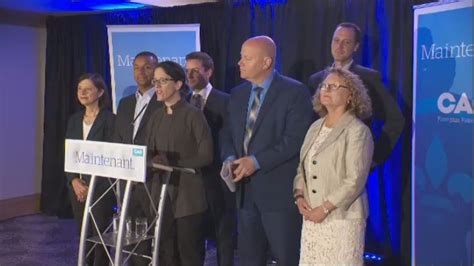 Candidates rally to support Francois Legault as CAQ support declines ...