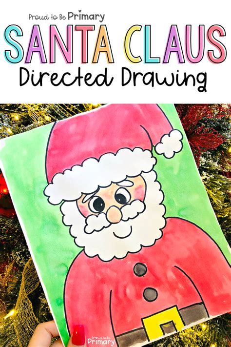 How to Draw Santa Claus Drawing - The Jolliest Art Activity! – Proud to ...