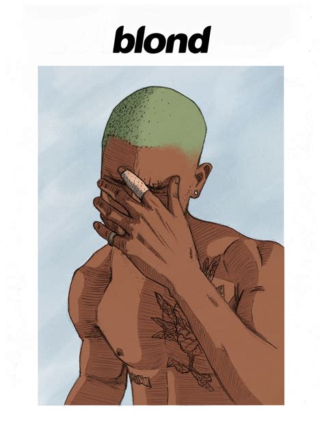 ArtStation - Frank Ocean Blond album cover