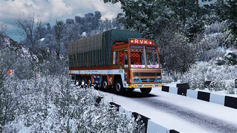 Indian Truck simulator | Ashok Leyland lorry in ETS2 game - YouTube