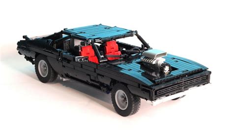 LEGO Technic Supercharged Muscle Car - YouTube