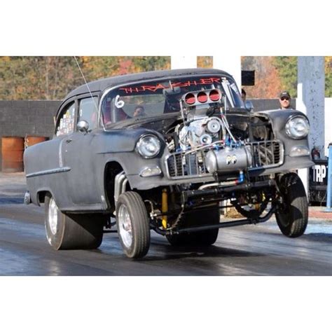 55 Chevy | Wheels up Drag car launches | Pinterest | Chevy