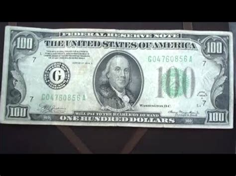 Is A 100 Dollar Bill From 1934 Worth Anything - Dollar Poster