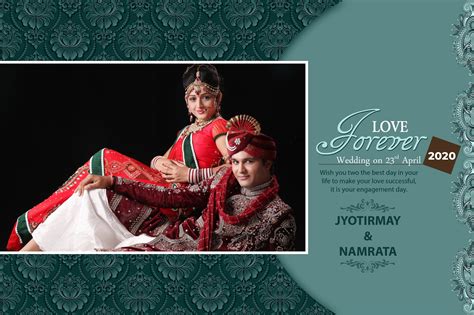 indian wedding album cover design 12x18 psd templates