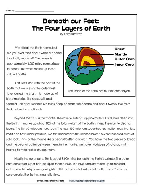 Layers Of The Earth Worksheet Answer Key Pdf - Fill Online, Printable, Fillable, Blank | pdfFiller