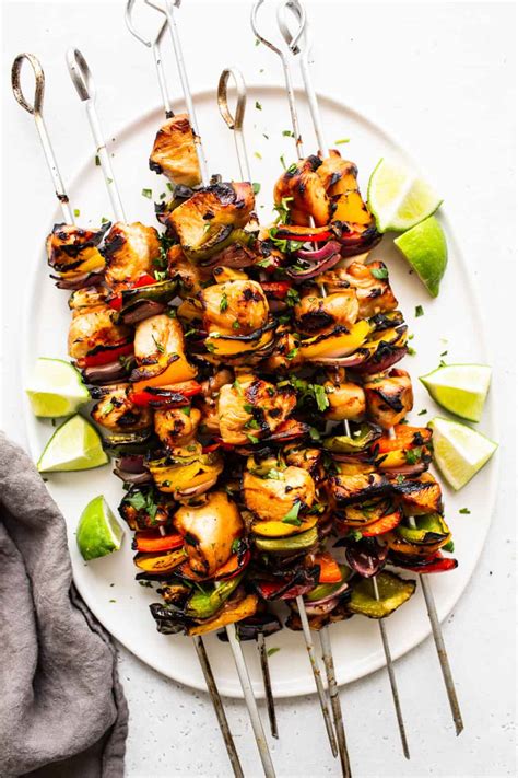 Juicy Chicken Kabob Marinade - Fit Foodie Finds