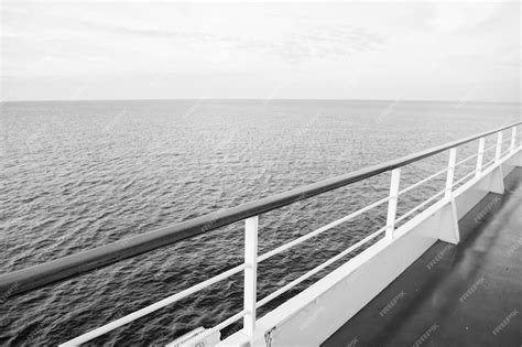 Premium Photo | Ocean view from cruise ship at the evening