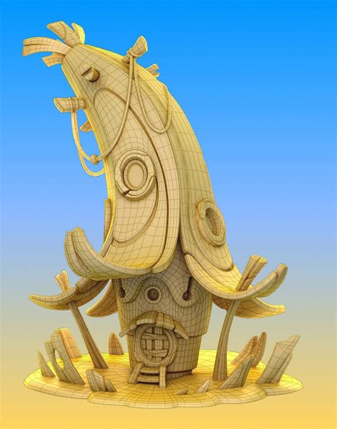 ArtStation - Banana House, Rosa B Iglesias | Lion sculpture, Artwork ...