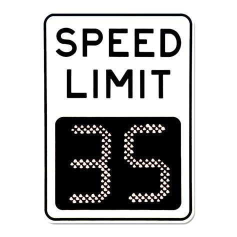 trafficthingz.com: Variable Speed Limit Driver Feedback Sign