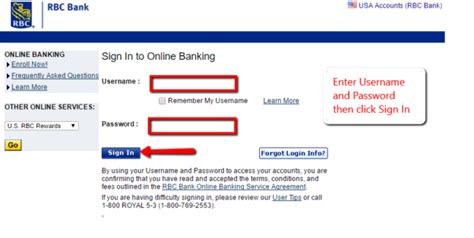 RBC Bank Online Banking Login - CC Bank