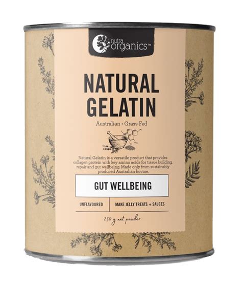 Nutra Organics Natural Gelatin - Pure Gelatin | Australian Vitamins