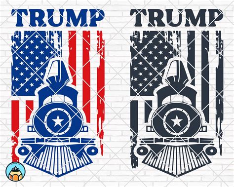 Trump Train Flag SVG | HotSVG.com