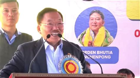 Pawan Kumar Chamling SDF Party President || Speech Rinchenpong Constituency - YouTube