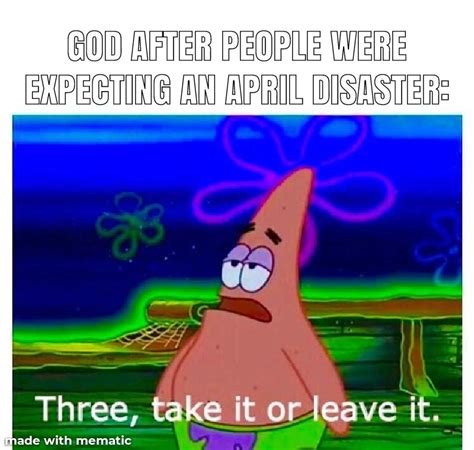 April disasters meme - Meme by batmanrevanche :) Memedroid