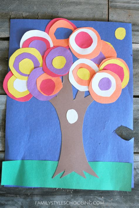 10 Fantastic Abstract Art Projects for Fall - Family Style Schooling