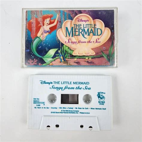 Disney's the Little Mermaid Songs From the Sea Cassette - Etsy