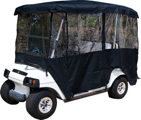 4 Seat Black Golf Cart Cover Enclosure for 4 Passenger Golf Carts | eBay