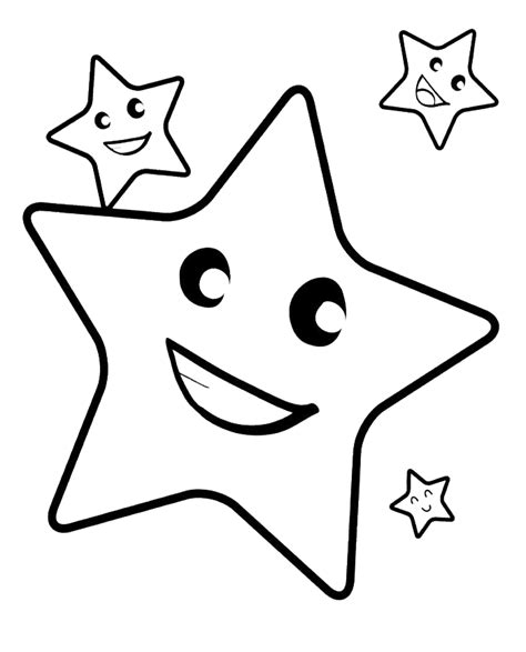 Free Coloring Pages Stars, Download Free Coloring Pages Stars png ...