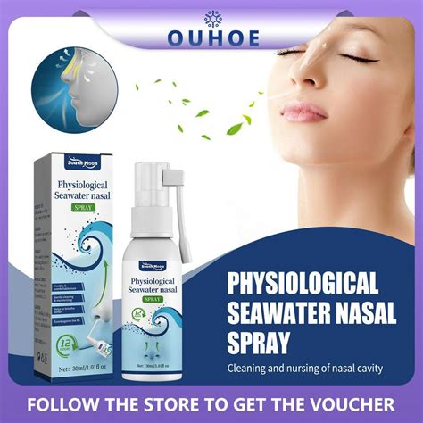 Physiological Seawater Nasal Spray Saline Nasal Moisturizing Spray Fast ...