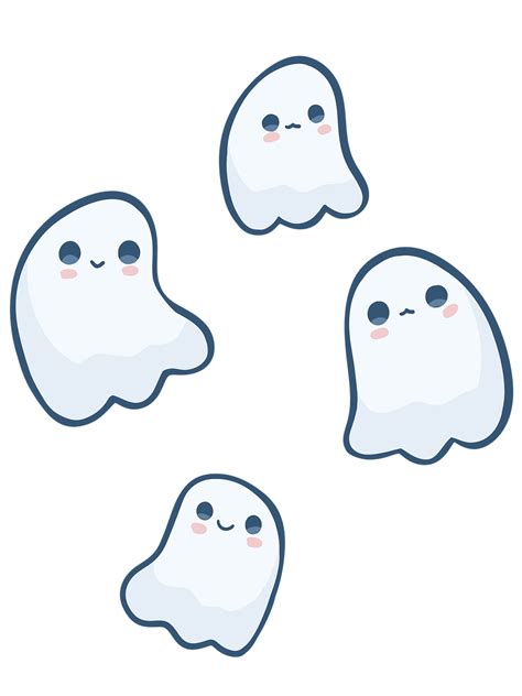 Download Ghost, Kawaii, Halloween. Royalty-Free Stock Illustration Image - Pixabay