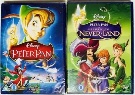 DISNEYS PETER PAN & Peter Pan 2 Return to Neverland DVD's (New and Sealed) $12.33 - PicClick CA