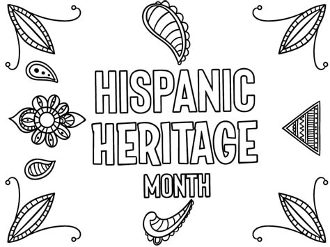 Hispanic Heritage Month - Sheet 10 coloring page - Download, Print or ...