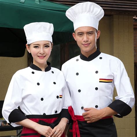 Hot Winter Long Sleeve Chef Uniform Professional Chef Uniform ...