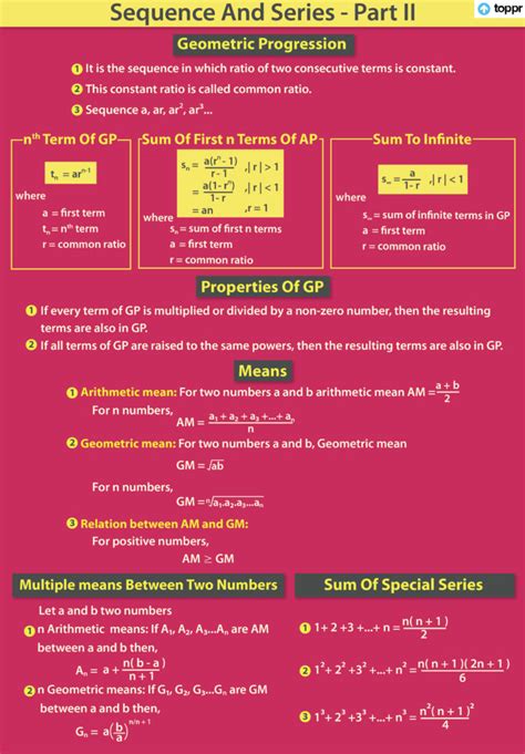 Geometric Progression: Definition, Formulas, Properties and Examples