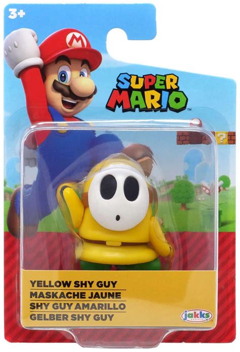 World of Nintendo Super Mario Yellow Shy Guy Mini Figure - Walmart.com