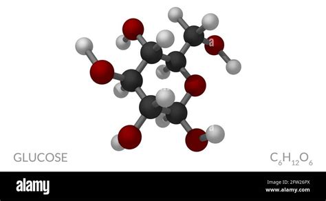 Glucose molecule, rotating seamless loop, 3d animation, 4k 30fps Stock ...