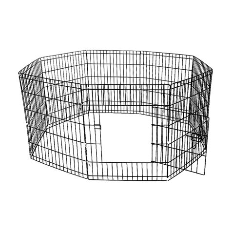 24″ 8 Panel Pet Dog Playpen Puppy Exercise Cage Enclosure Fence Play ...